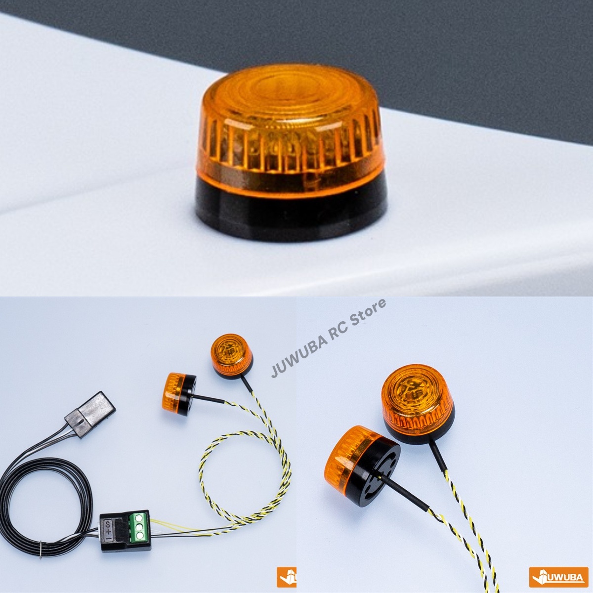Drone Battery Alarm - 1/14 RC Modell LED 360 Grad