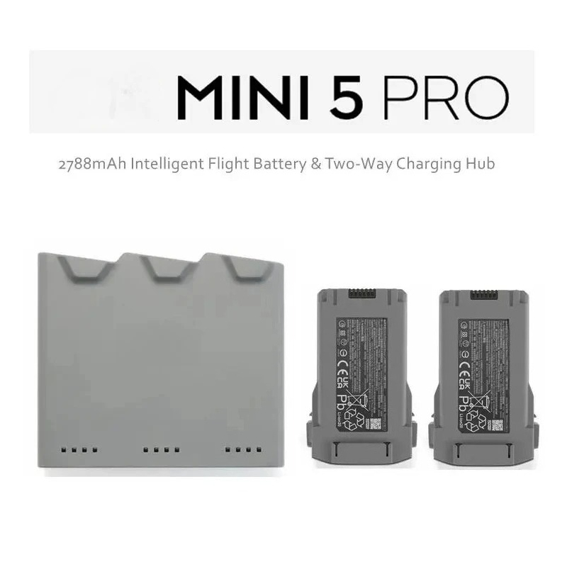 Drone Battery Balance Charger - 2788mAh Mini 5 Pro Drohnenakku Zwei-Wege-Ladehub-Ladegerät