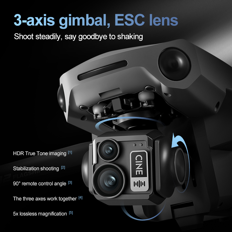 8K 3-Achsen-Gimbal Bürstenlose – Drone Battery Box Bewertung und Preis