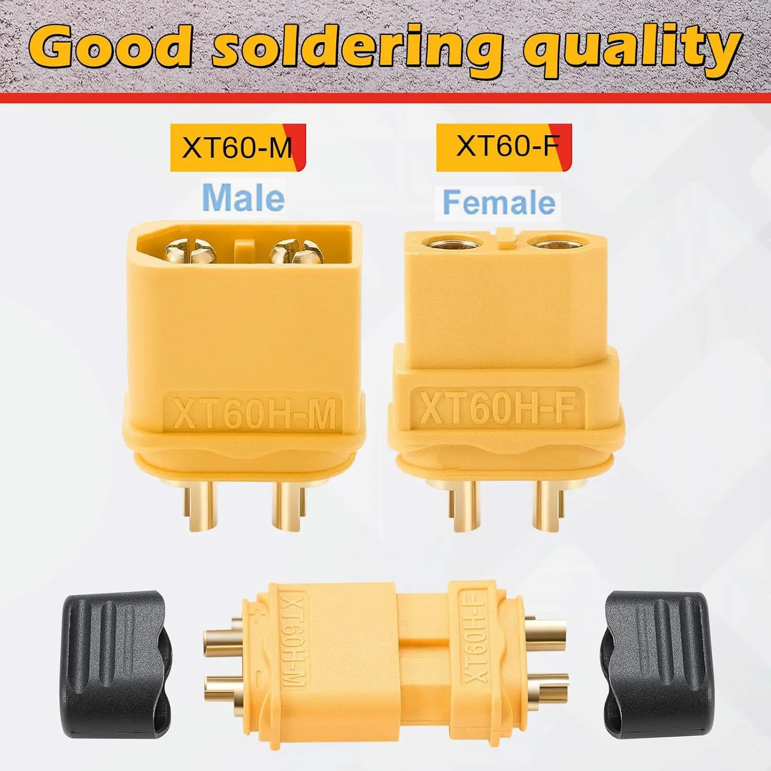 XT60-Steckverbinder mit Gehäus – Drone Battery Connector Bewertung und Preis