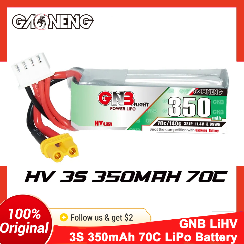 Gaoneng GNB 350mAh 3S 70C LiPo – Drone Battery Li-Ion Bewertung und Preis