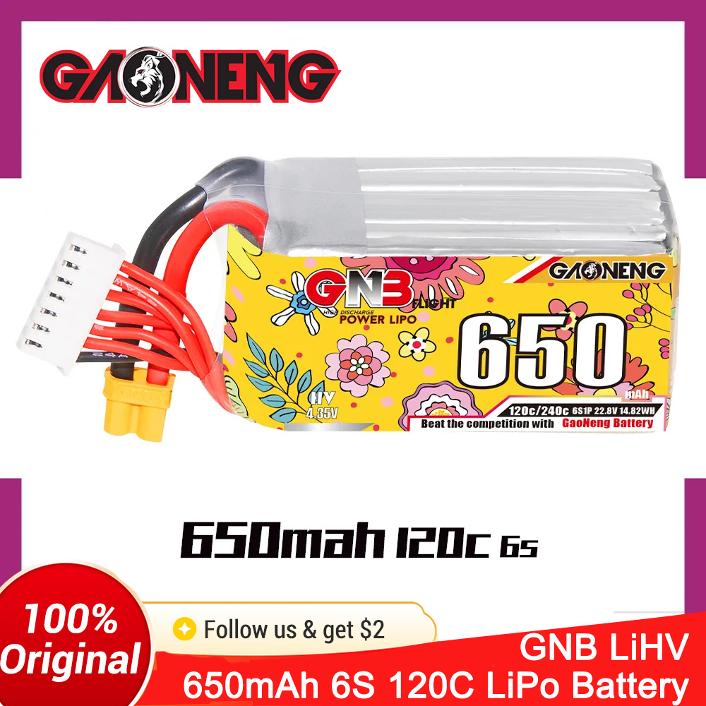 GAONENG 6S 650mAh LiHV 22,8V 1 – Drone Battery 6S Bewertung und Preis