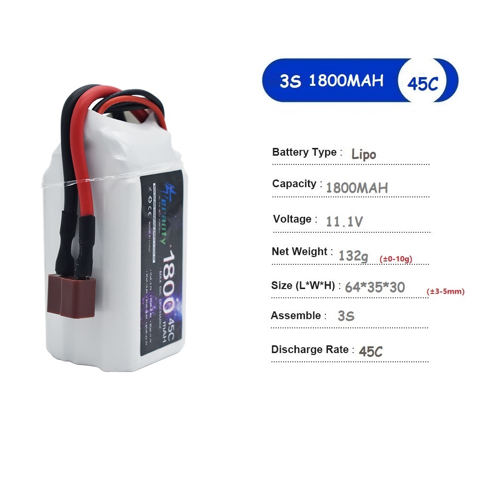 11,1 V LiPo Batterie 3S 1500ma – Drone Battery Connector Bewertung und Preis